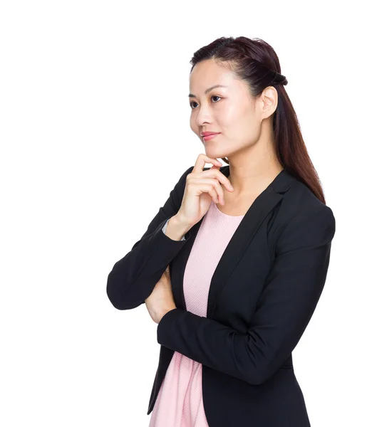 Businesswoman thinking — Stock Photo, Image