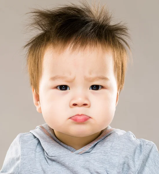 Angry baby boy — Stock Photo, Image