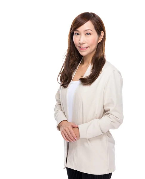 Aziatische middelbare leeftijd vrouw — Stockfoto