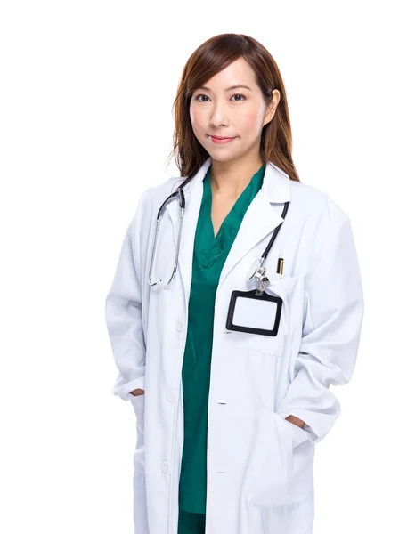 Asiático mulher médico — Fotografia de Stock