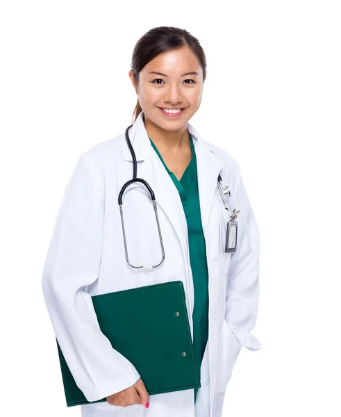 Doctor hold with clipboard — Stock Photo, Image