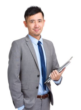 Pano ile işadamı tutun