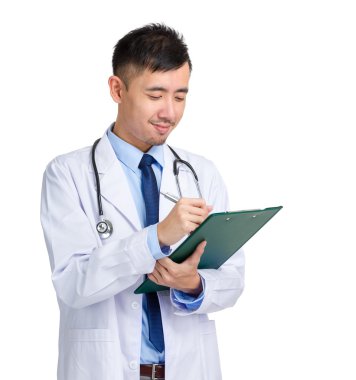 Tıp doktoru panosuna yazma