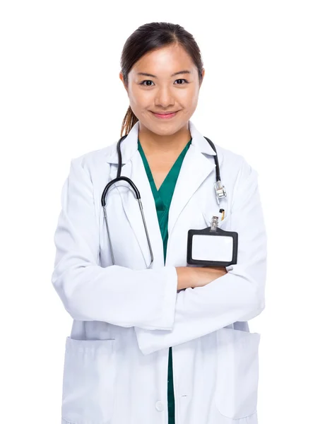 Asian female doctor — Stock Photo, Image