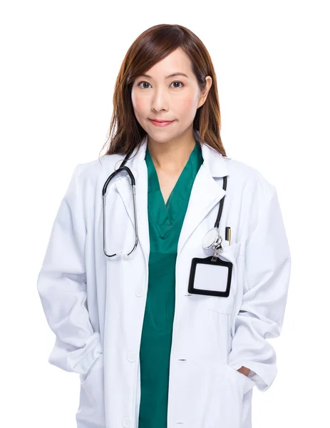 Asiatico medico donna — Foto Stock