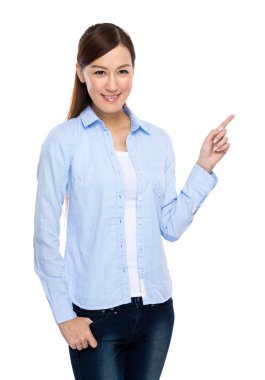 Asyalı kadın fingerup