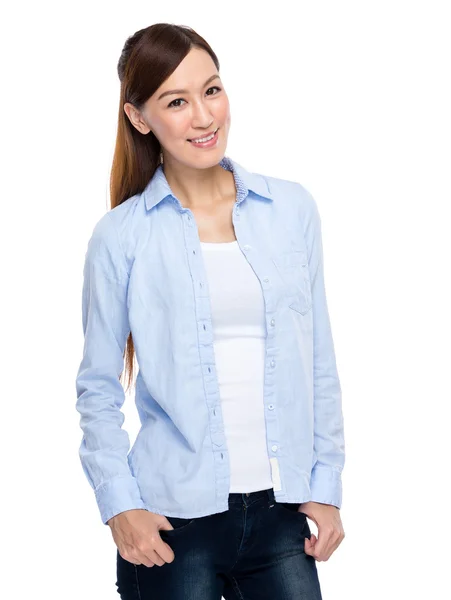 Asian Woman with casual wear — Stock Photo, Image