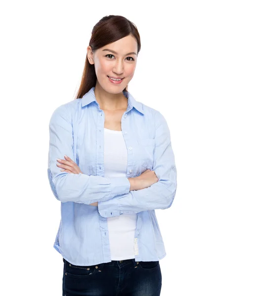 Asian Woman with casual wear — Stock Photo, Image