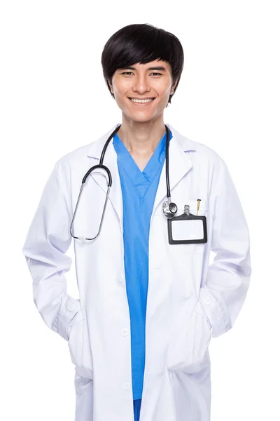 Asian doctor portrait — Stock Photo, Image