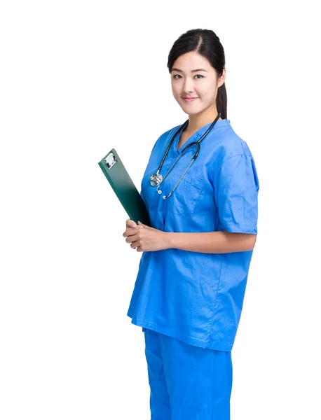Asijské ženský lékař — Stock fotografie