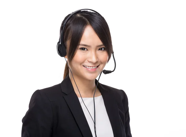 Operador de Call Center — Fotografia de Stock