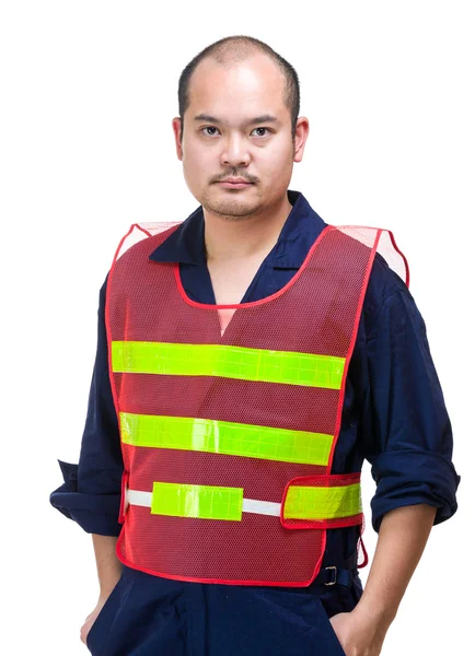 Serious construction worker — Stock Photo, Image