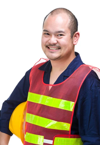 Sorriso asiatico lavoratore ritratto — Foto Stock