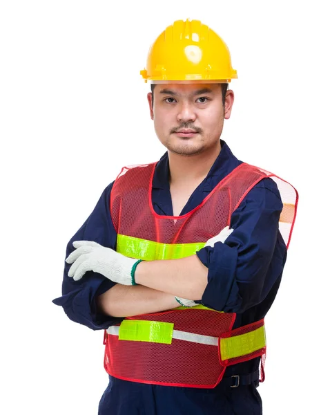 Allvarliga asiatiska foreman — Stockfoto