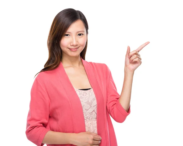 Woman gesturing — Stock Photo, Image