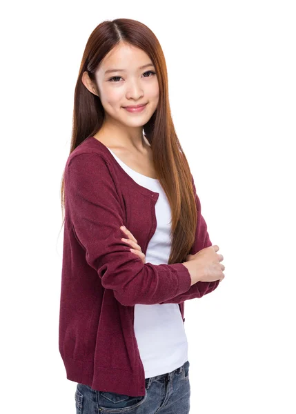 Asyalı genç kadın — Stok fotoğraf