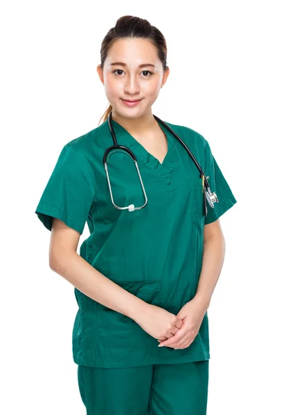 Asiática mestiza mujer médico — Foto de Stock