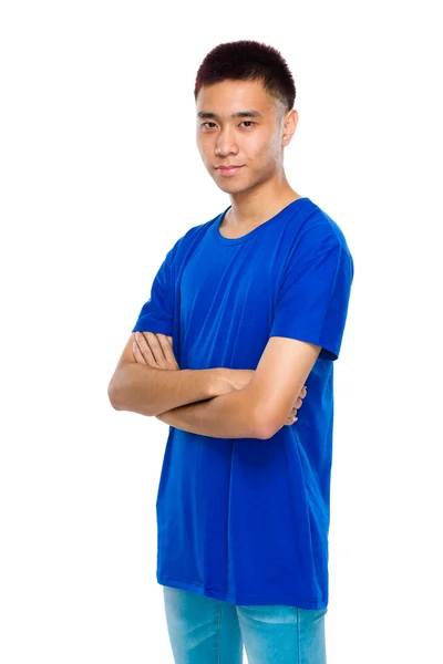 Aziatische jonge man portret — Stockfoto