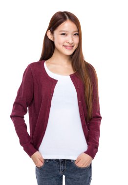 Asyalı genç kadın