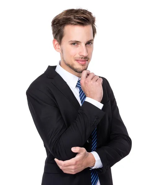 Caucasian man thinking — Stock Photo, Image