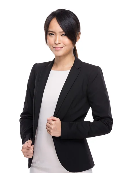 Asiatisk ung forretningskvinne – stockfoto