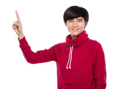 adam parmakla işaret