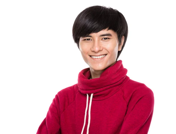 Asian young man smile — Stock Photo, Image