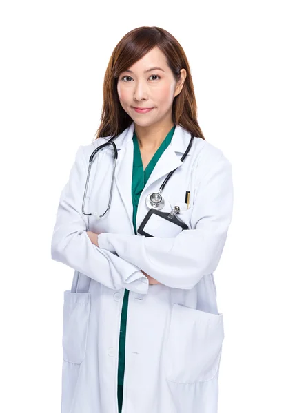 Asian female doctor portrait — Stock Photo, Image