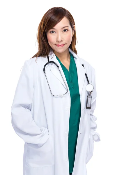 Asian female doctor — Stock Photo, Image