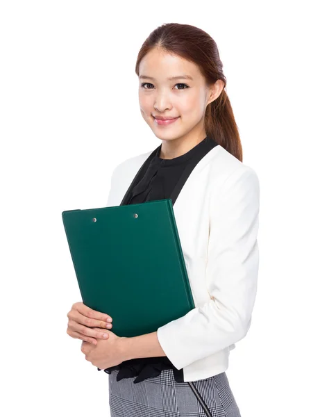 Business assistant clipboard — Stock Photo, Image