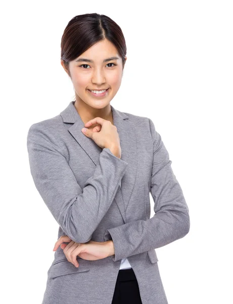 Businesswoman smile — Stock Photo, Image