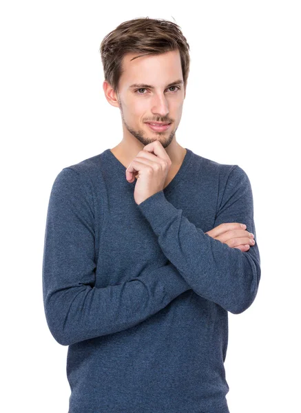 Handsome caucasian man portrait — Stock Photo, Image