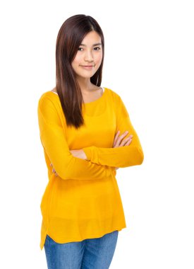 Asyalı genç kadın portre