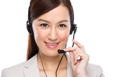 kulaklık ile müşteri hizmetleri operatör