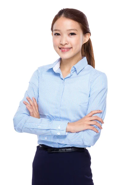 Giovane asiatico imprenditrice ritratto — Foto Stock