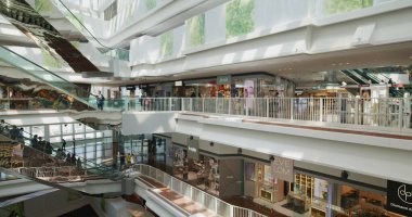 Kowloon Tong, Hong Kong - 30 Mayıs 2021: Hong Kong 'da alışveriş merkezi