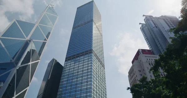 Central Hongkong April 2021 Geschäftsviertel Von Hongkong — Stockfoto