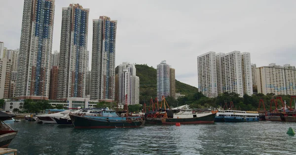 Aberdeen Hong Kong May 2021 Hong Kong Seaside Residential — Stock Photo, Image