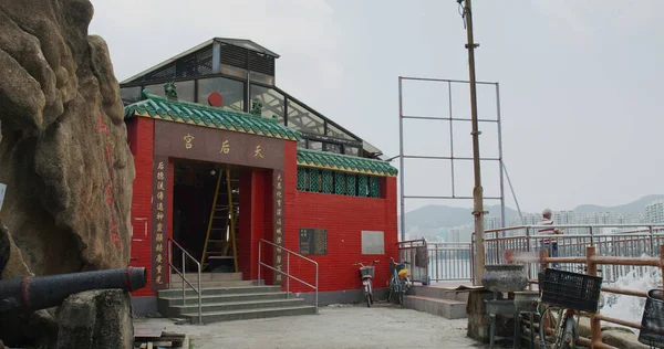 Lei Yue Mun Hong Kong Julio 2021 Templo Histórico Costa — Foto de Stock