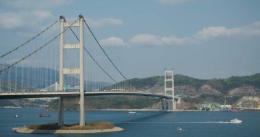 Hong Kong 'daki Tsing Ma Askılık Köprüsü