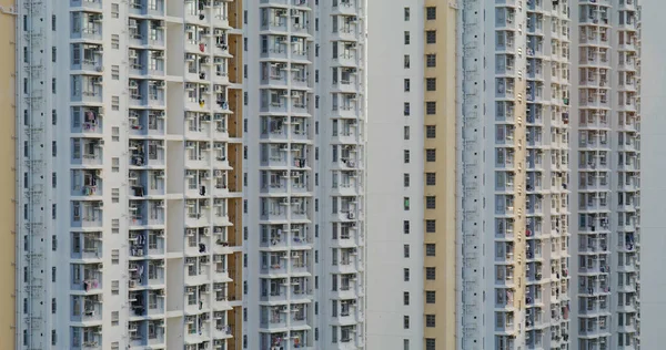 Многоквартирный Дом Гонконге — стоковое фото