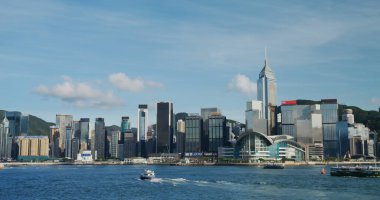 Victoria Limanı, Hong Kong - 30 Mayıs 2021: Hong Kong tarihi