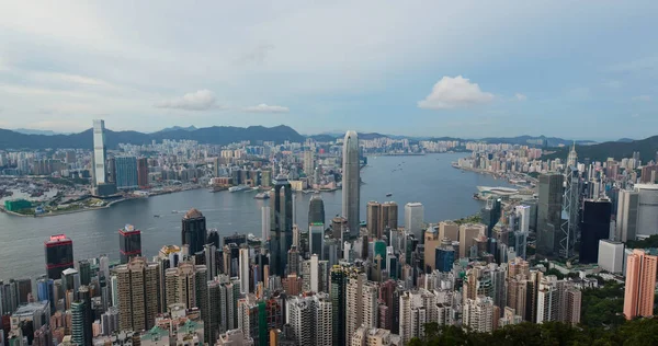 Victoria Peak Hongkong Juli 2020 Wahrzeichen Hongkongs — Stockfoto