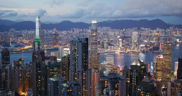 ビクトリアピーク 5月2021 香港市 — ストック写真