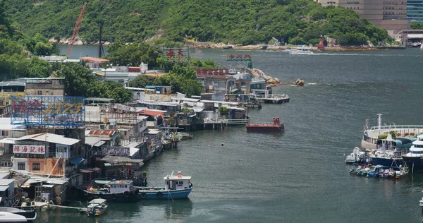 Lei Yue Mun Hong Kong Julio 2021 Refugio Tifones Hong —  Fotos de Stock