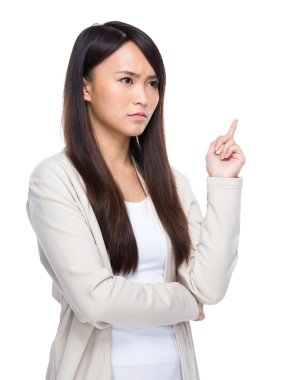 Asyalı kadın düşünmek fikir