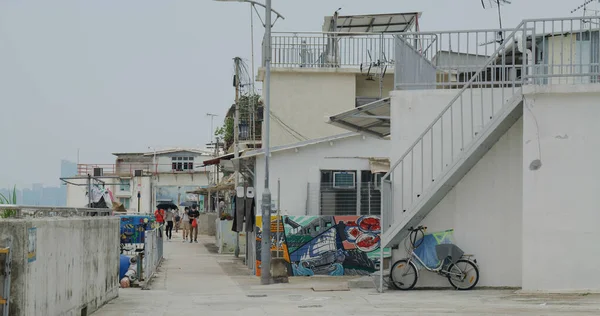 Lei Yue Mun Χονγκ Κονγκ Ιουλίου 2021 Μικρό Ψαροχώρι Στο — Φωτογραφία Αρχείου