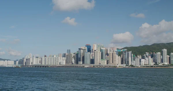 Victoria Harbor Χονγκ Κονγκ Σεπτεμβρίου 2021 Πόλη Του Χονγκ Κονγκ — Φωτογραφία Αρχείου