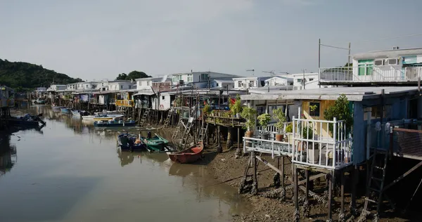 Tai Hong Kong September 2021 Hong Kong Fishing Village — Stock Photo, Image