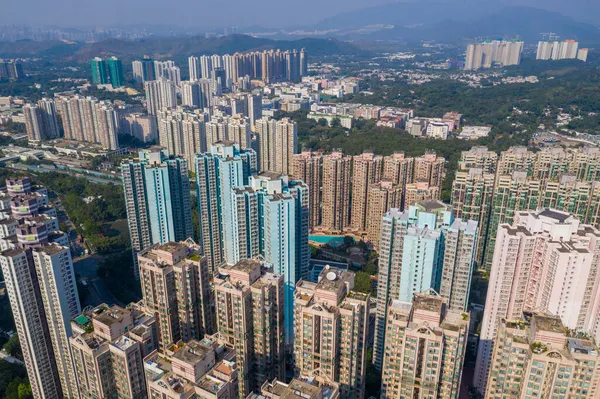 Distrito Residencial Hong Kong Cima — Fotografia de Stock